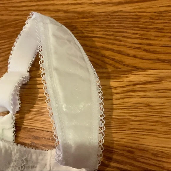 Bra Playtex 18 hour White Padded Shoulders 36C Vintage #M1 - Picture 3 of 6